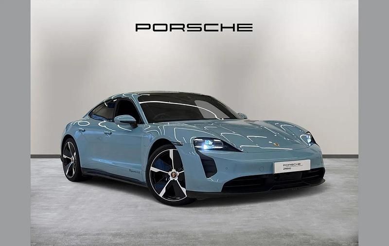 Blue Used 2020 Porsche Taycan Sedan | £42,995 (Expensive) - Image 1/4