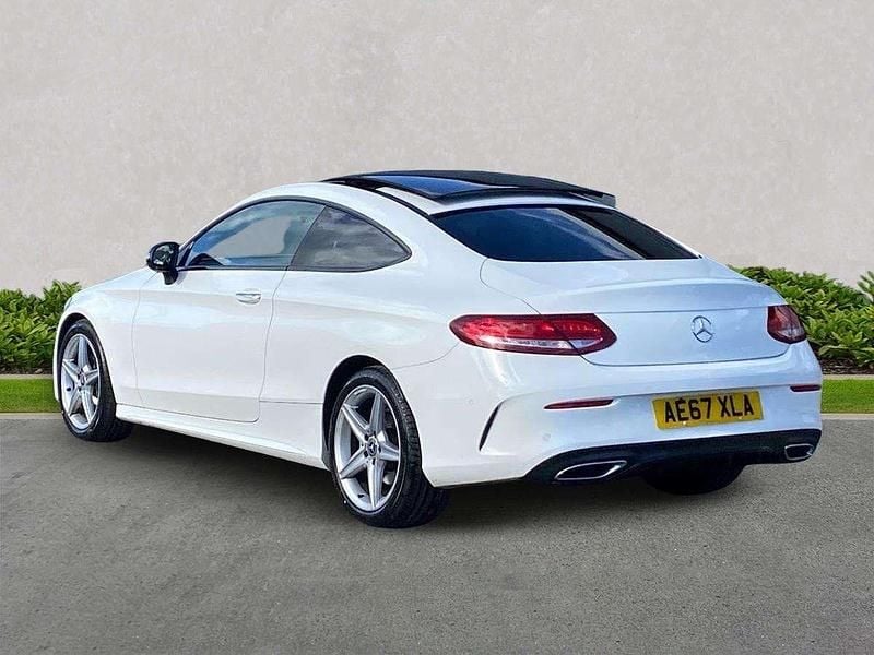 Used Mercedes C220 AMG Line Premium 2017 White Coupe