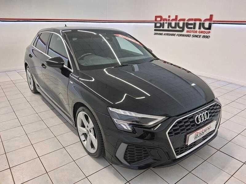 Used Audi A3 S-Line 2021 Black Hatchback