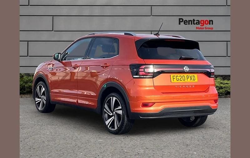 Used VW T-Cross R-line 113 HP (83 kW) 2020 Orange SUV