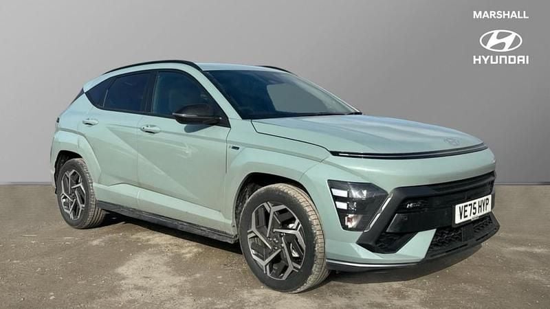 New Hyundai Kona N Line 138 HP (101 kW) 2026 Merage green SUV