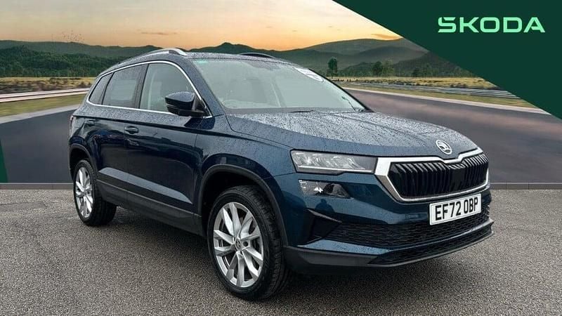 Used Skoda Karoq SE L 150 HP (110 kW) 2023 Blue SUV