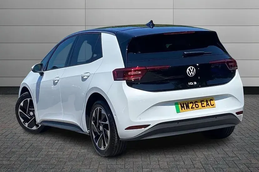 New VW ID.3 Pro 147 kW (201 HP) 2026 Costa azule with solid black roof Hatchback