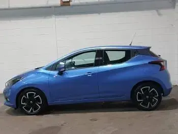 Used Nissan Micra Acenta 92 HP (67 kW) 2021 Blue Hatchback