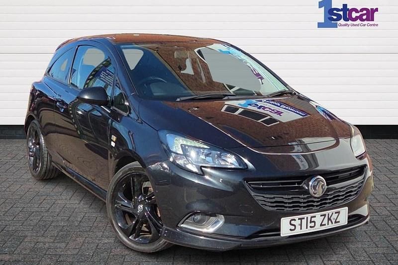Used Vauxhall Corsa Edition 70 HP (51 kW) 2015 Black Hatchback