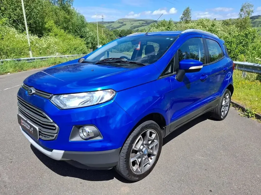 Used Ford Ecosport Titanium 90 HP (66 kW) 2014 Blue SUV