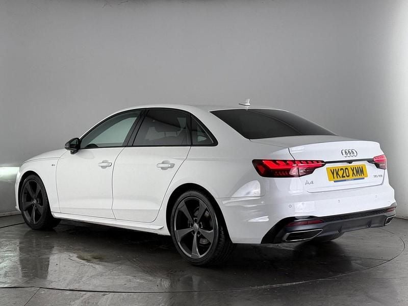 Used Audi A4 Black Edition 190 HP (139 kW) 2020 White Sedan