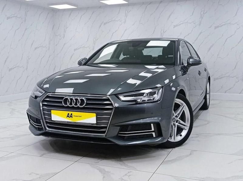 Used Audi A4 S-Line 150 HP (110 kW) 2018 Grey Sedan