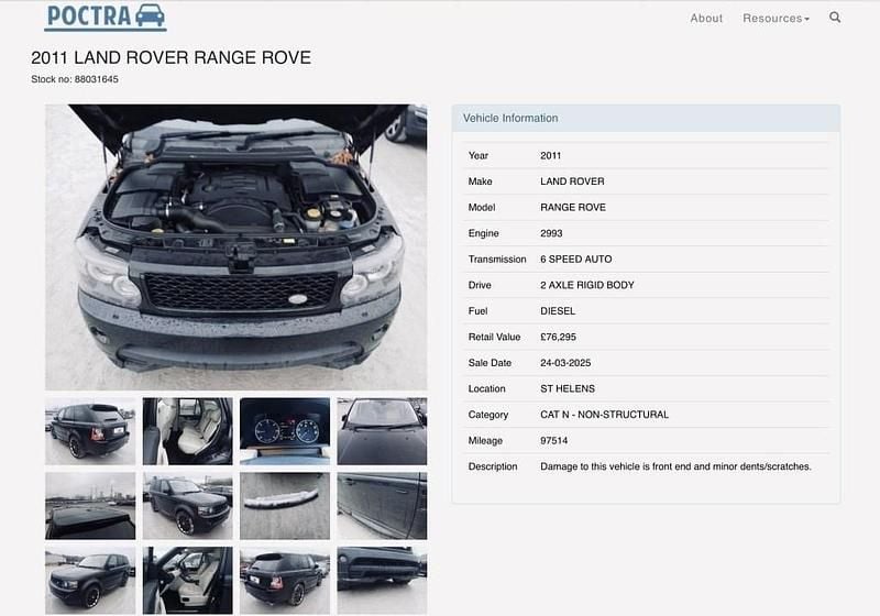 Used Land Rover Range Rover Sport HSE 2010 Black SUV