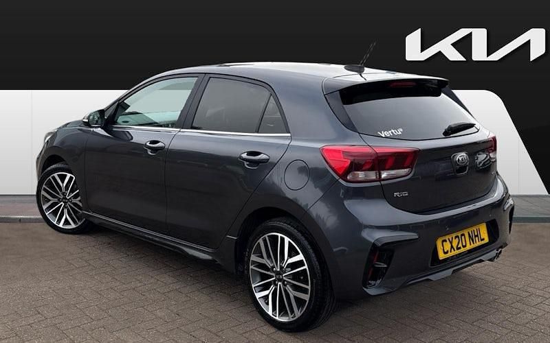 Used Kia Rio GT-Line 120 HP (88 kW) 2020 Grey Hatchback