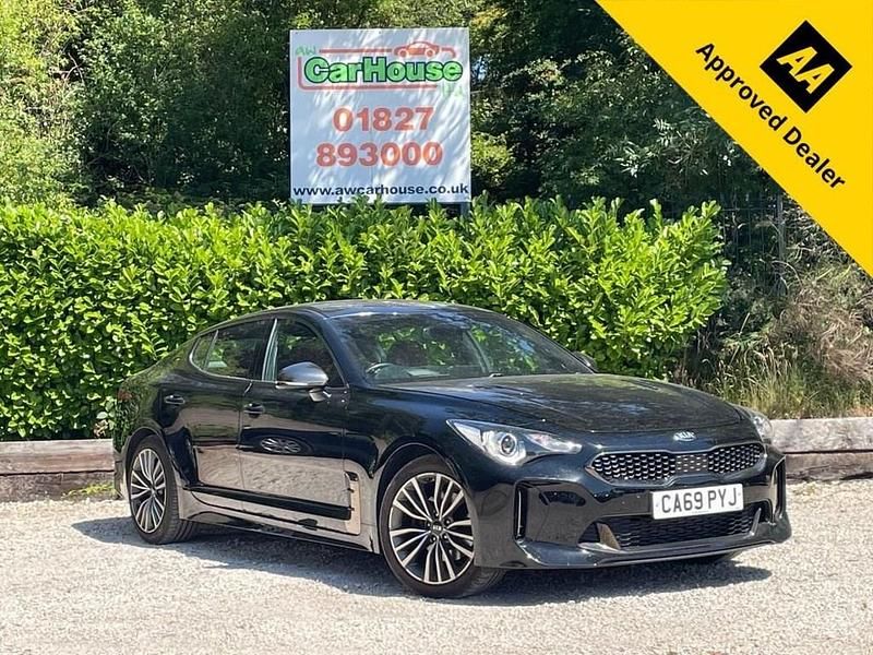 Black Used 2019 Kia Stinger GT-Line Hatchback | £19,199 (Fair price) - Image 1/4