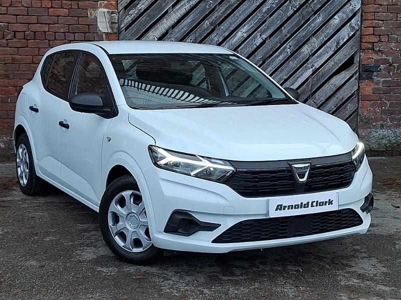 White Used 2022 Dacia Sandero Essentiel Hatchback | £10,798 (Fair price) - Image 1/4