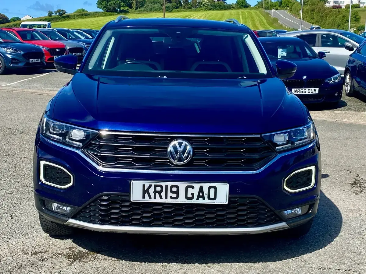 Used VW T-Roc SEL 150 HP (110 kW) 2019 Blue SUV