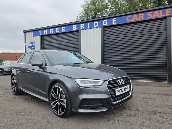 Used Audi A3 S-Line 2017 Grey Hatchback
