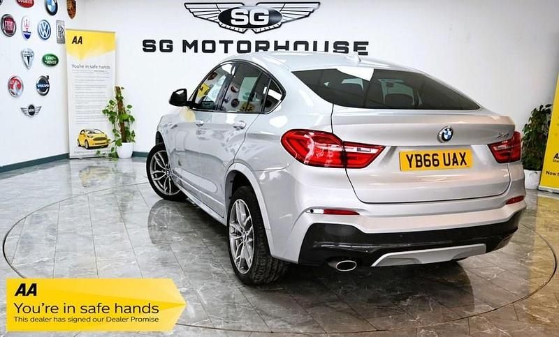 Used BMW X4 M Sport 190 HP (139 kW) 2017 Silver SUV