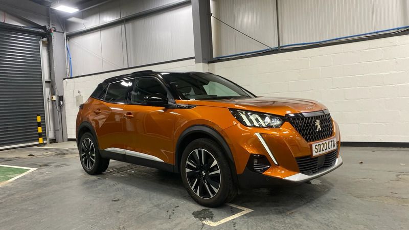 Orange Used 2020 Peugeot 2008 GT-line SUV | £16,298 (Fair price) - Image 1/4