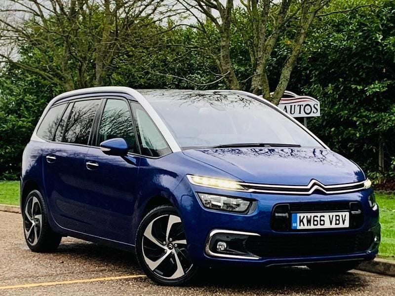 Blue Used 2017 Citroën Grand C4 Picasso Flair MPV | £10,990 (Fair price) - Image 1/4
