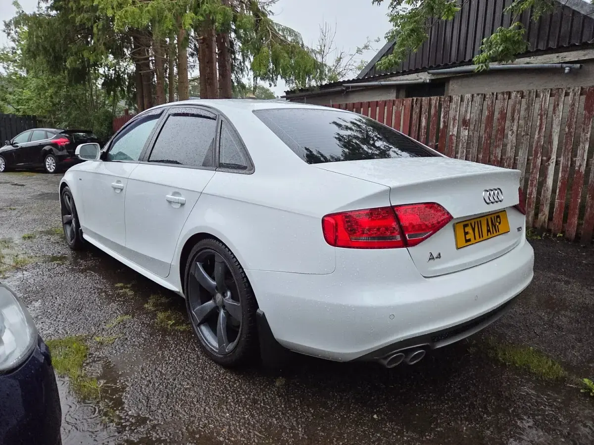 Used Audi A4 Black Edition 2011 White Sedan
