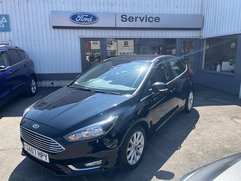 Black Used 2017 Ford Focus Titanium Hatchback | £8,495 (Fair price) - Image 1/4