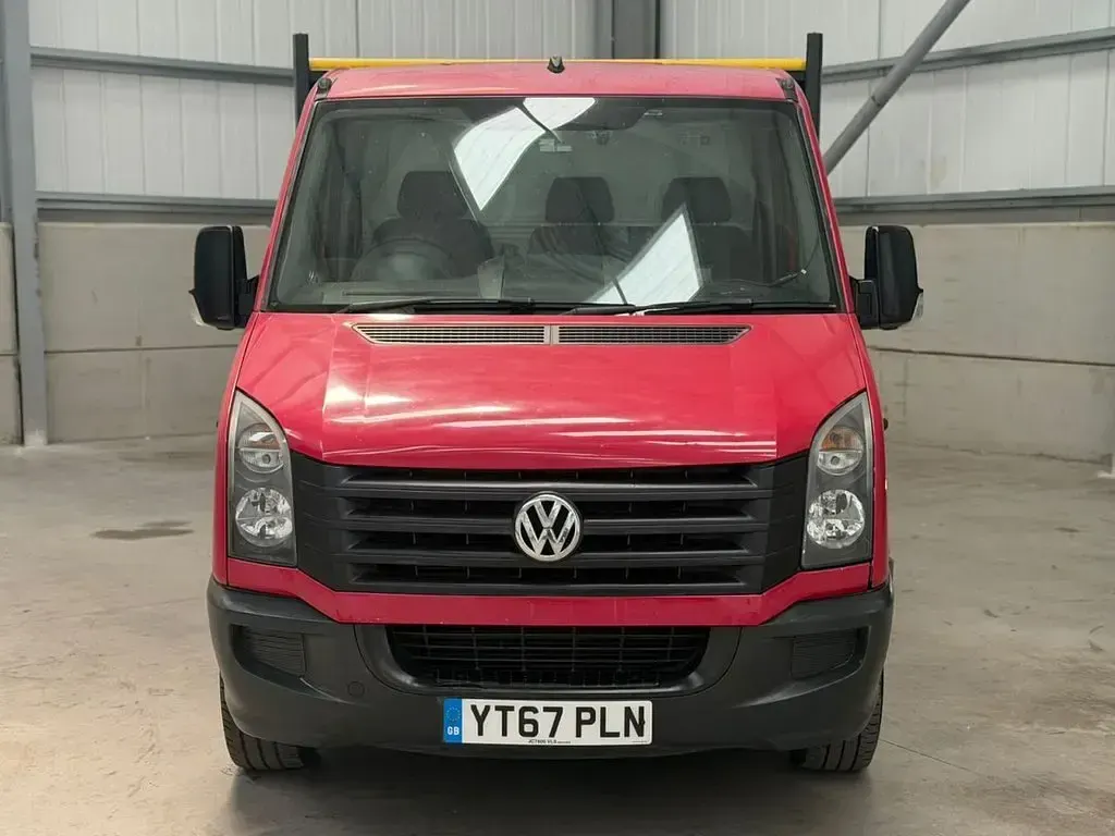 Used VW Crafter 109 HP (80 kW) 2017 Red Van