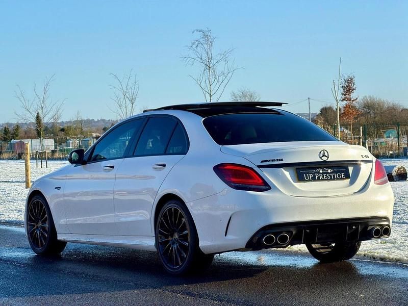 Begagnad Mercedes C43 AMG Premium Plus 2019 Vit Sedan