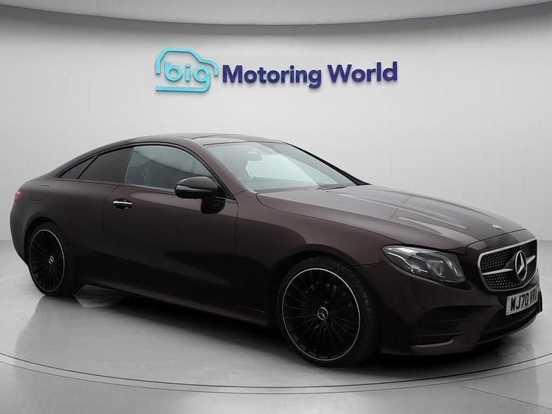 Red Used 2020 Mercedes E220 AMG line Coupe | £26,800 (Expensive) - Image 1/4