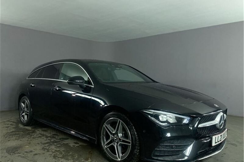 Black Used 2021 Mercedes CLA220 Shooting Brake AMG line Estate | £18,999 (Fair price) - Image 1/4