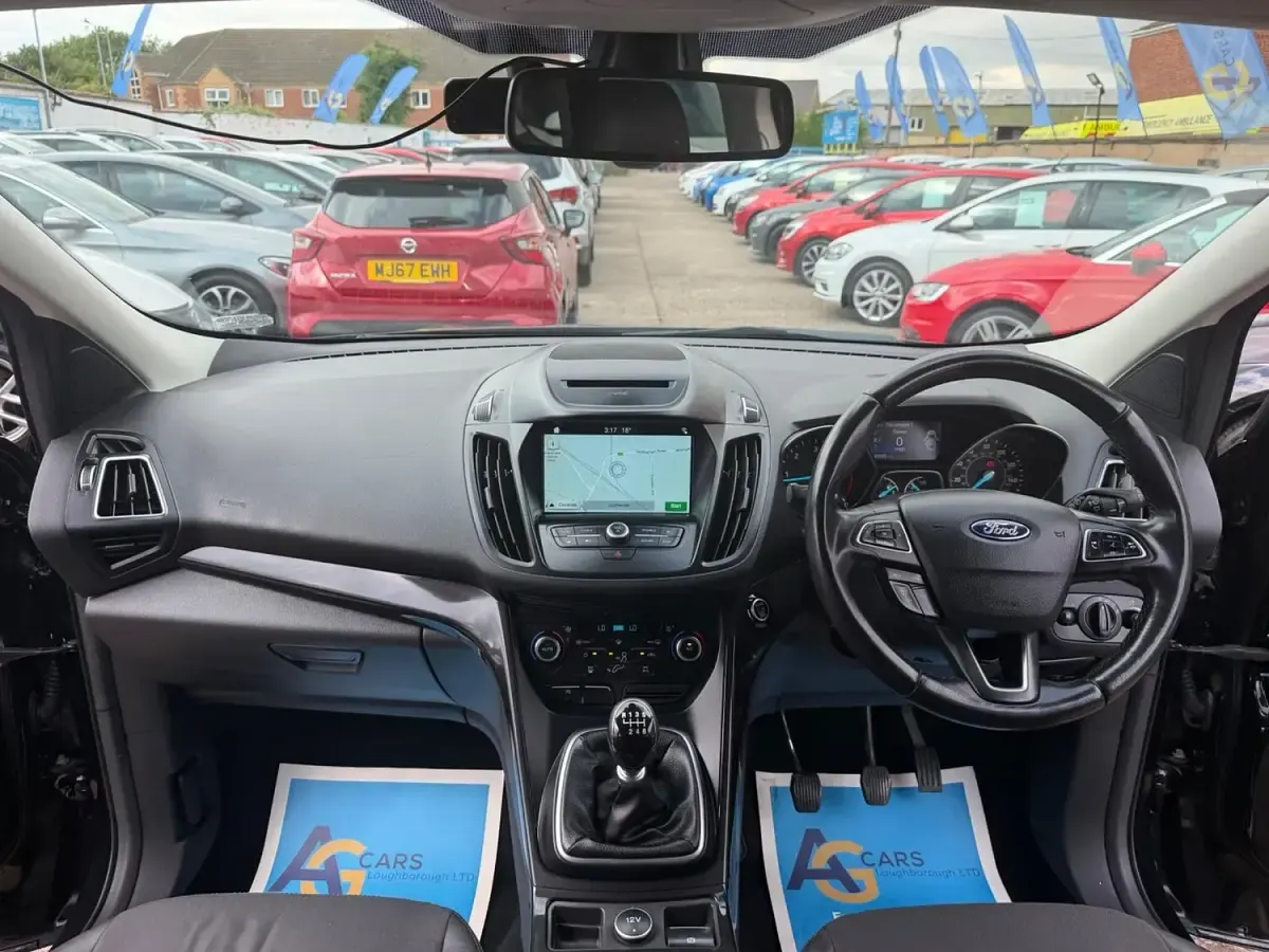 Used Ford Kuga Titanium 150 HP (110 kW) 2018 Black SUV