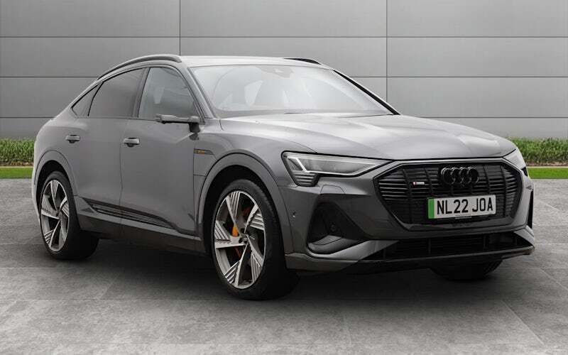 Grey Used 2022 Audi e-tron Sportback Advanced SUV | £37,851 - Image 1/4