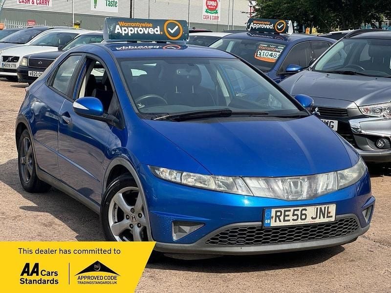 Blue Used 2006 Honda Civic SE Hatchback | £2,275 (Fair price) - Image 1/3