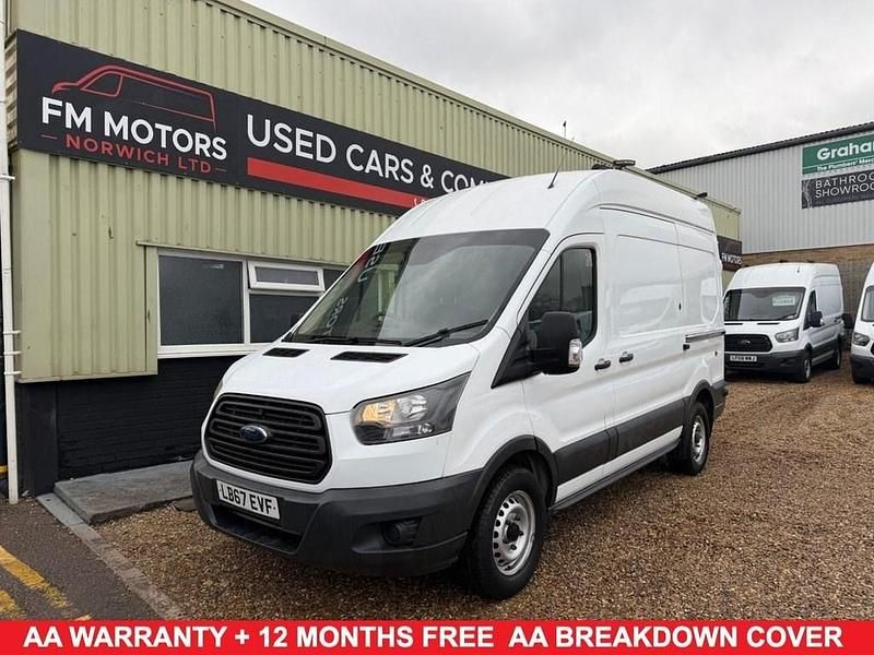 Used Ford Transit 130 HP (95 kW) 2018 White Van