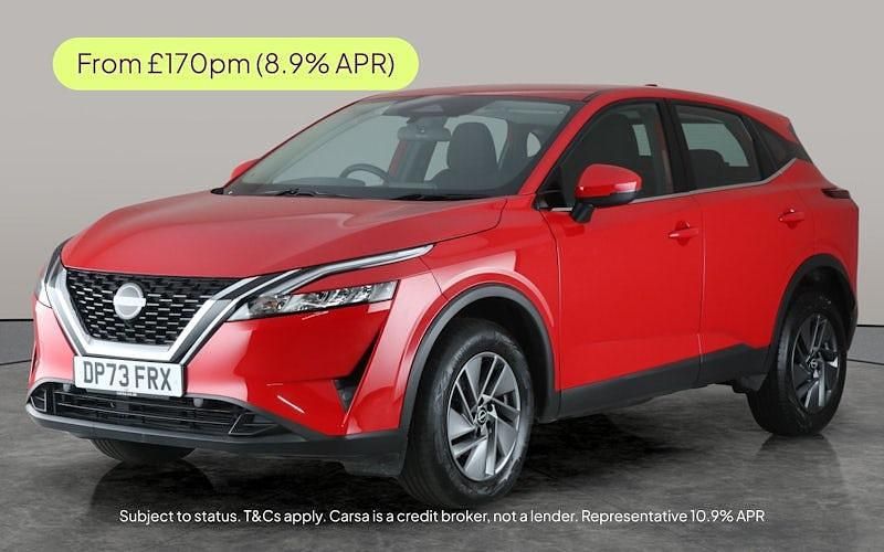 Red Used 2023 Nissan Qashqai Acenta Premium SUV | £14,514 (Good price) - Image 1/3