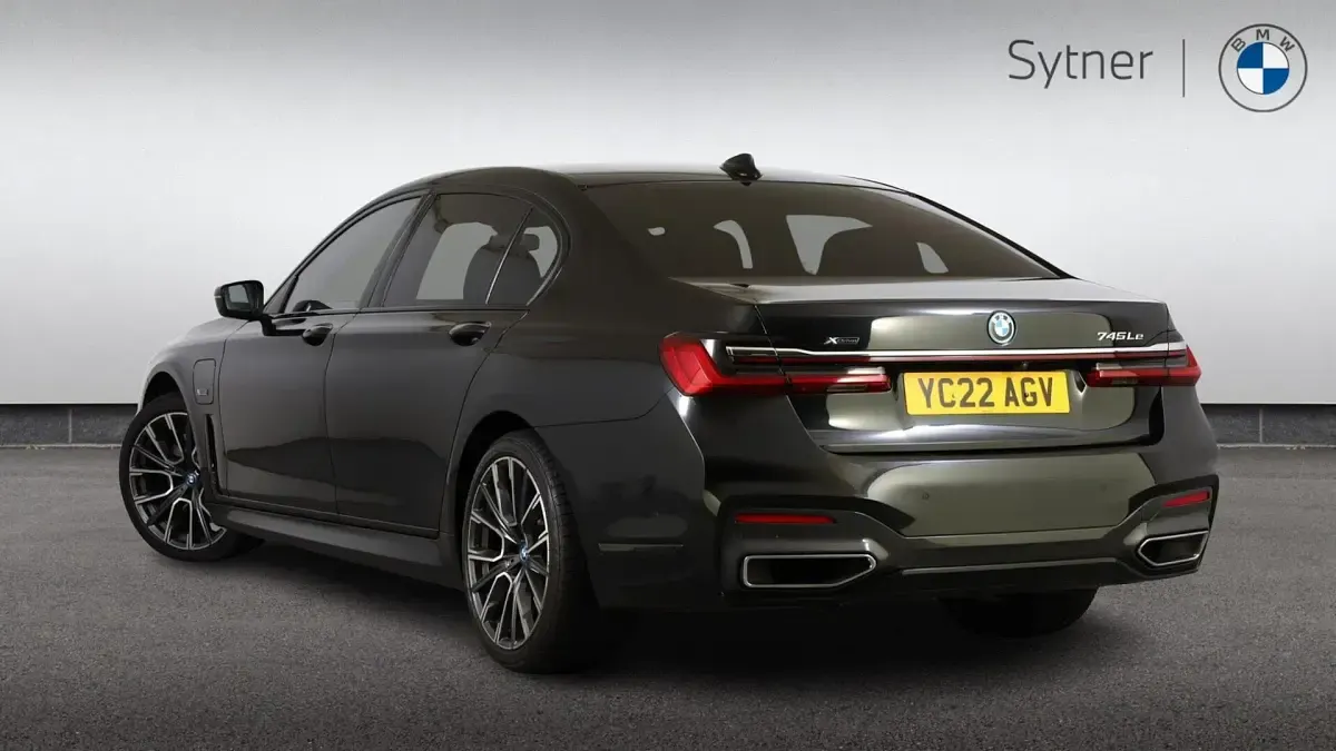 Used BMW 745e M Sport 394 HP (289 kW) 2022 Black Sedan