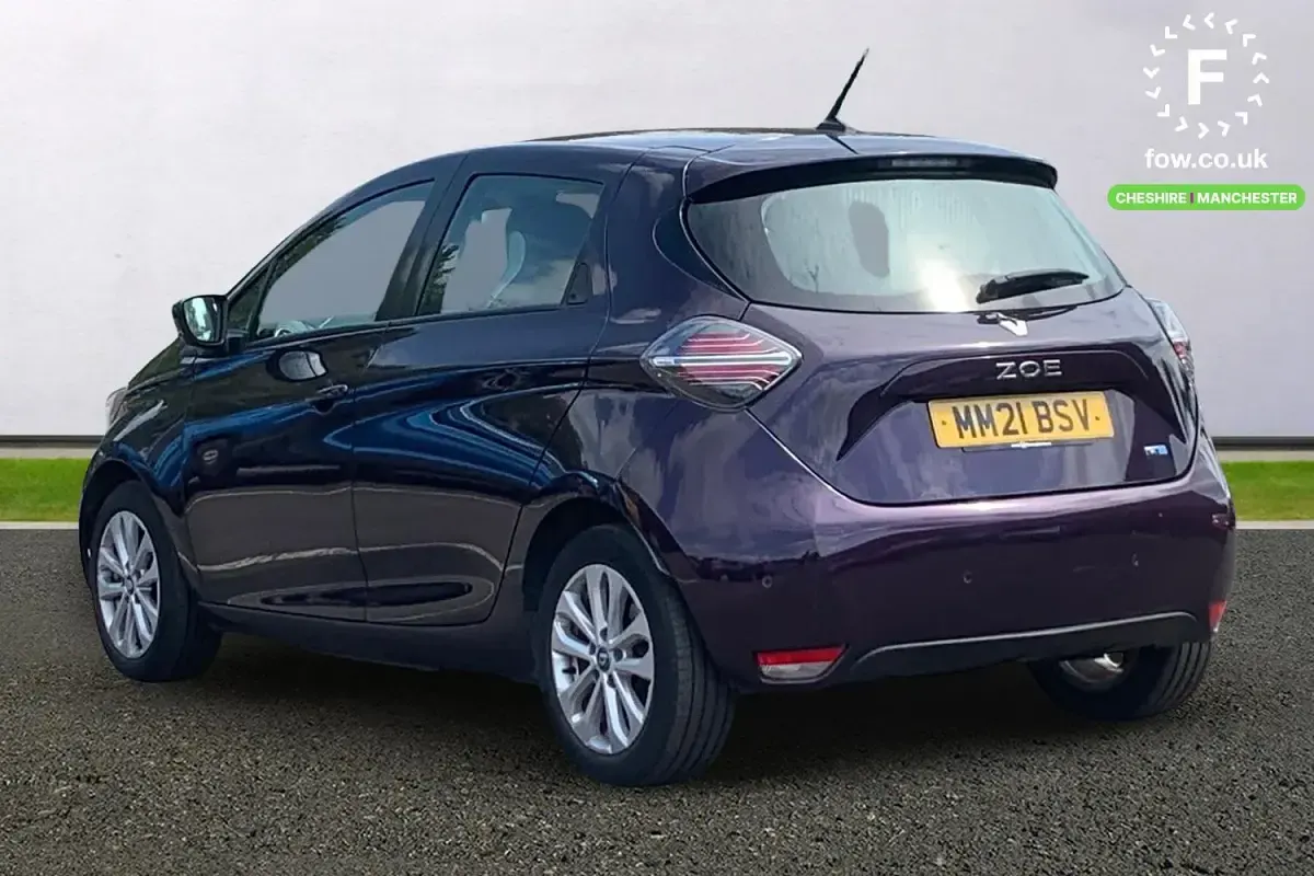 Used Renault Zoe Iconic 80 kW (109 HP) 2021 Mauve/purple Hatchback