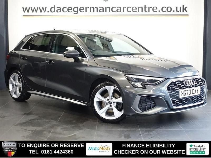 Used Audi A3 Sportback S-Line 110 HP (80 kW) 2021 Grey Hatchback