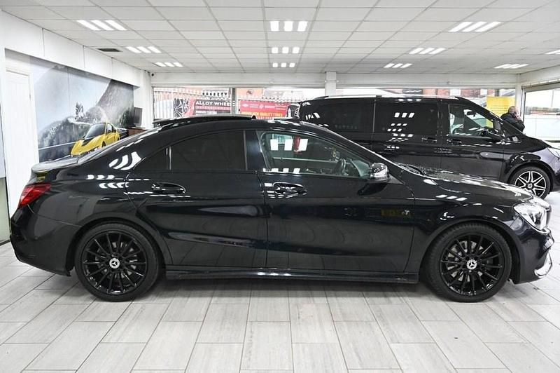 Used Mercedes CLA220 AMG line 170 HP (125 kW) 2019 Black Sedan