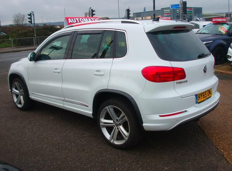 Used VW Tiguan R-line 150 HP (110 kW) 2015 White SUV