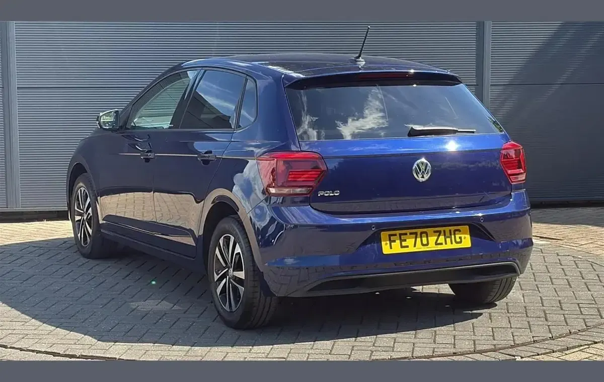 Used VW Polo United 95 HP (69 kW) 2020 Blue Hatchback
