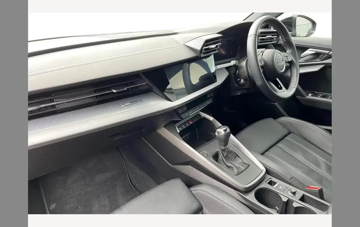 Used Audi A3 S-Line 110 HP (80 kW) 2024 Black Hatchback