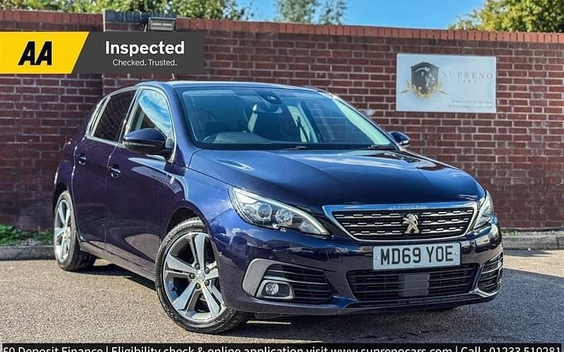 Blue Used 2020 Peugeot 308 S Hatchback | £10,749 (Fair price) - Image 1/3
