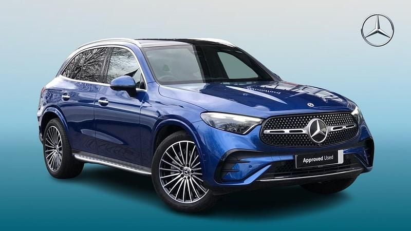 Used Mercedes GLC300 AMG 258 HP (189 kW) 2023 Metallic paint spectral blue Estate