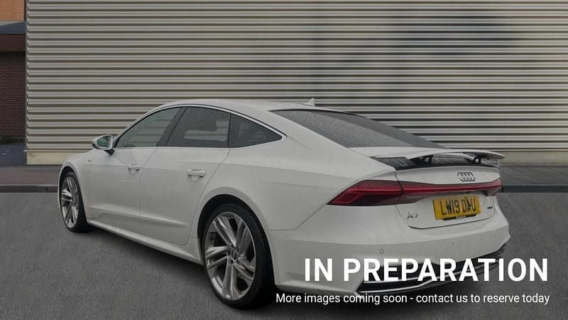 Used Audi A7 S-Line 245 HP (180 kW) 2019 White Sedan