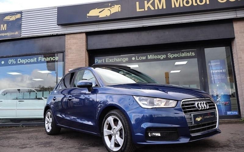 Used Audi A1 Sportback Sport 125 HP (91 kW) 2017 Blue Hatchback