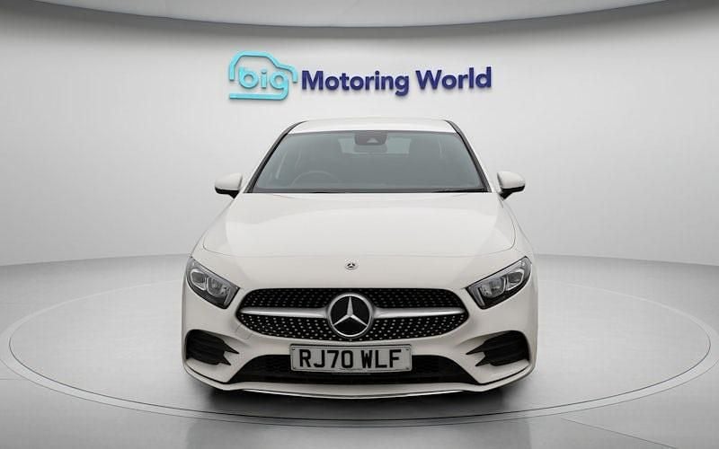 Used Mercedes A200 AMG line 163 HP (119 kW) 2020 White Sedan