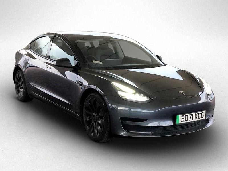 Grey Used 2021 Tesla Model 3 Standard Range Plus Sedan | £15,999 (Good price) - Image 1/4