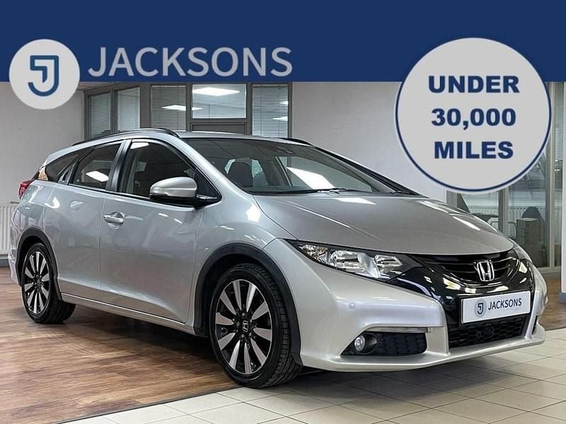 Silver Used 2015 Honda Civic SE Plus Estate | £11,750 (Expensive) - Image 1/3