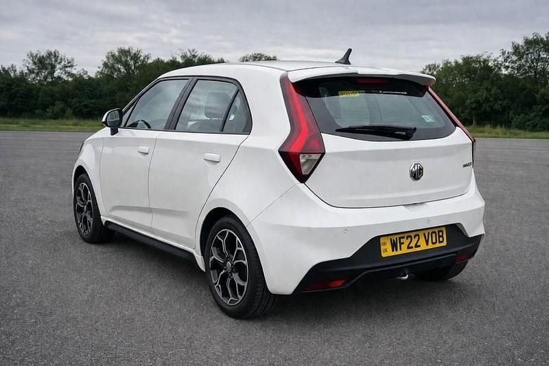 Used MG MG3 Excite 106 HP (77 kW) 2022 White Hatchback