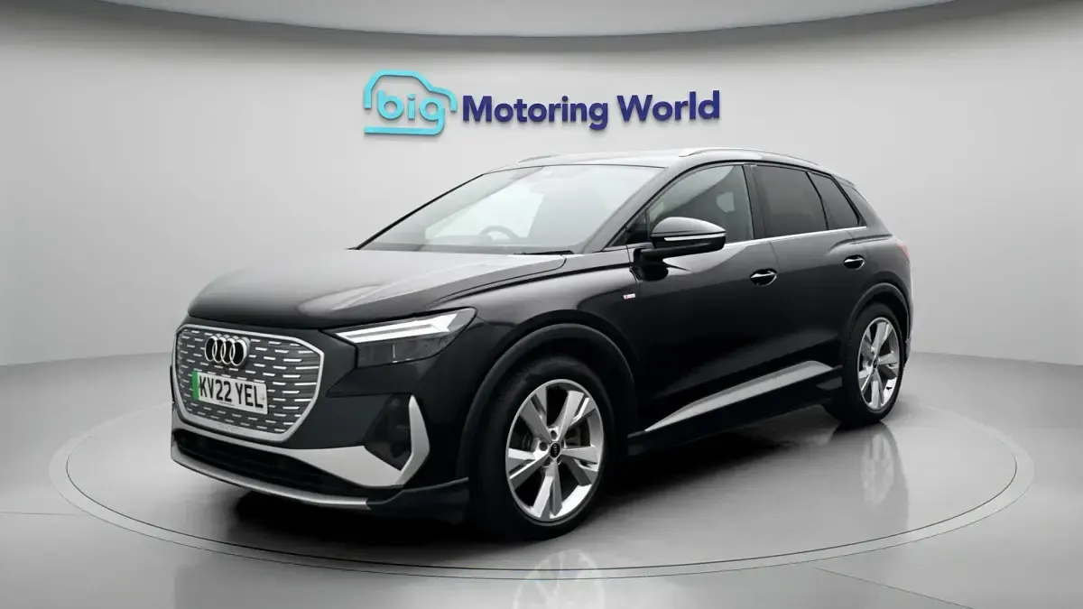 Used Audi Q4 e-tron S-Line 150 kW (204 HP) 2022 Black SUV