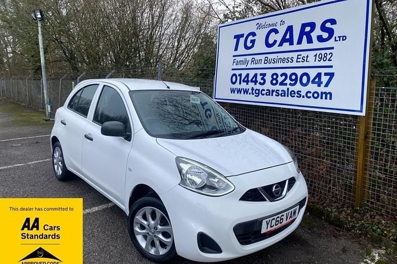 Used Nissan Micra 2016 White Hatchback