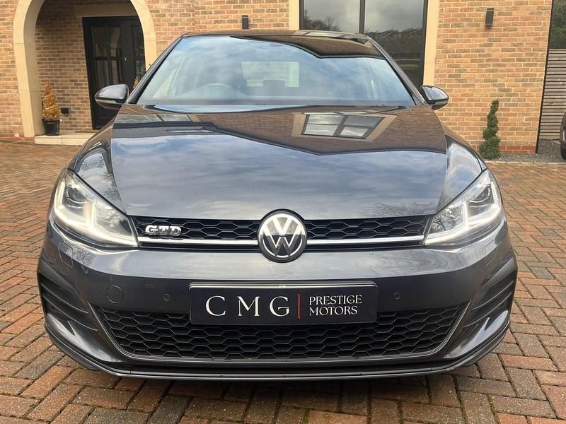 Used VW Golf VII GTD 184 HP (135 kW) 2018 Blue Hatchback